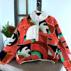 Free people Fleece Pullover (nwt)